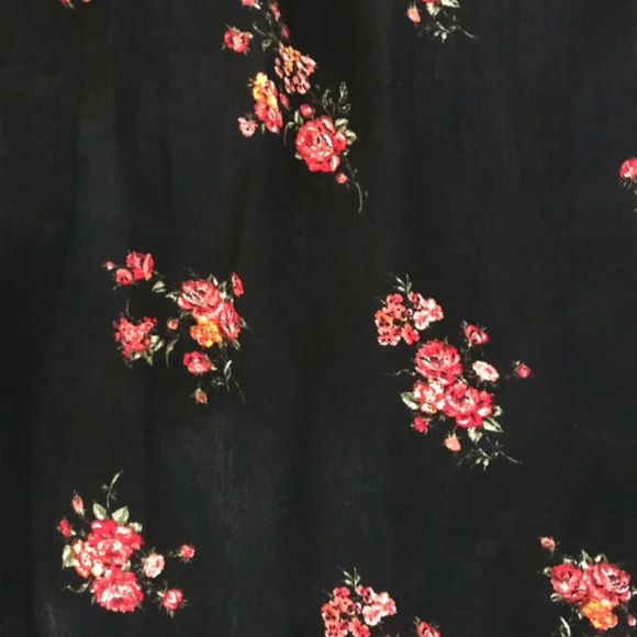 Lush Tie Front Floral Print Duster - Picture 6 of 6